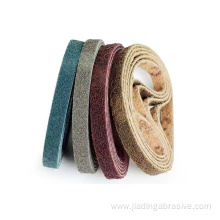 nylon backing coated abrasive sanding belt for sander